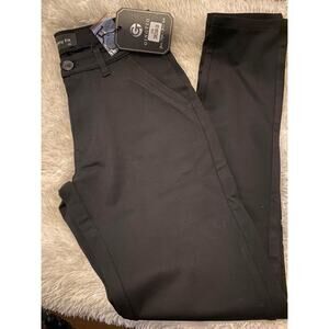 Men's skinny stretch black jeans. size 28x30.